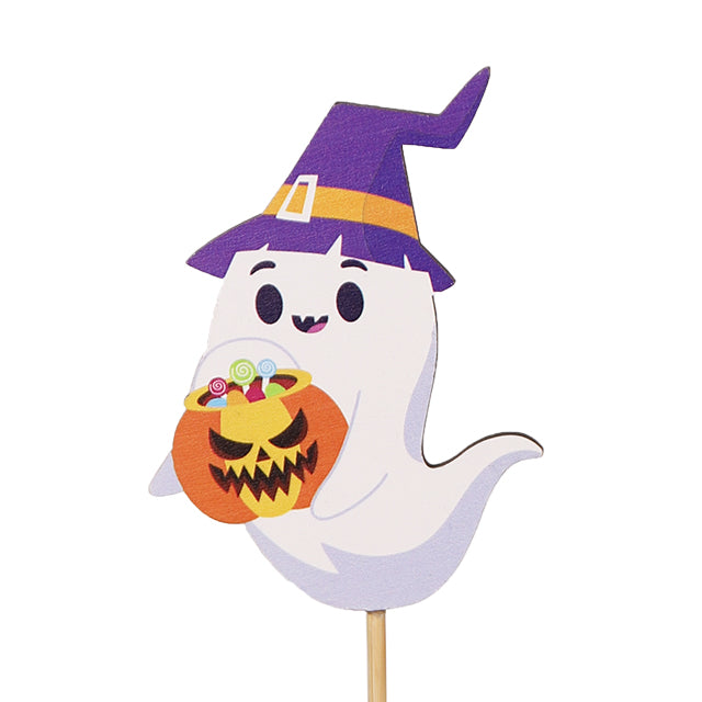 Halloween Ghost Trick-or-Treat Pick - 50cm