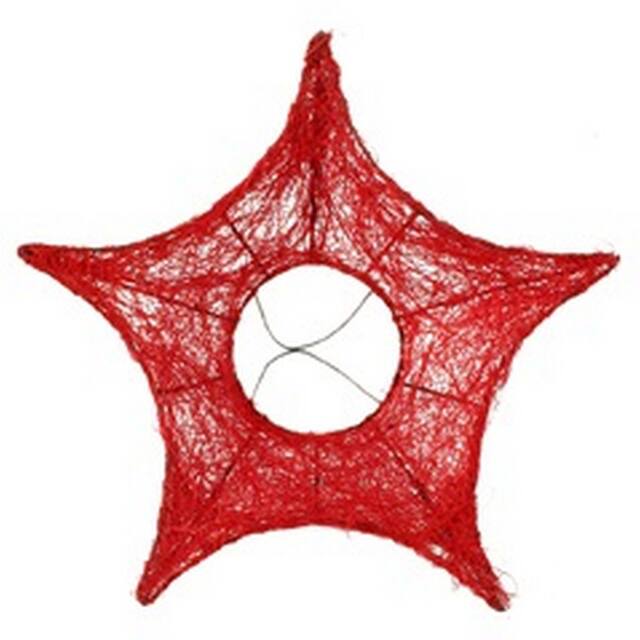 Star Sisal Roset Red