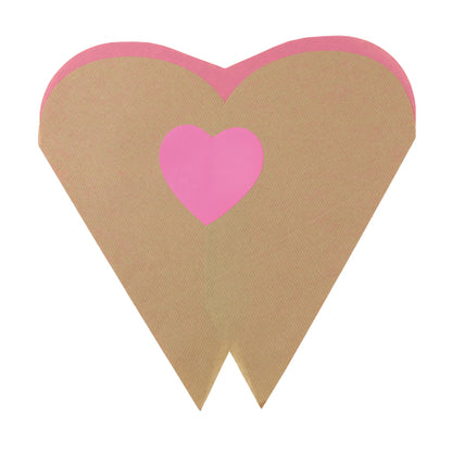 Love Seal Prefold pink