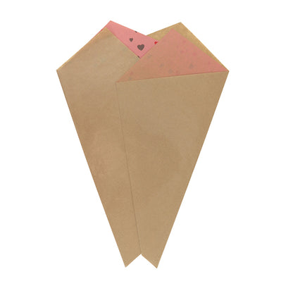 All Hearts Teak Prefold pink