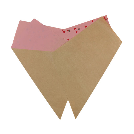 All Hearts Teak Prefold pink

