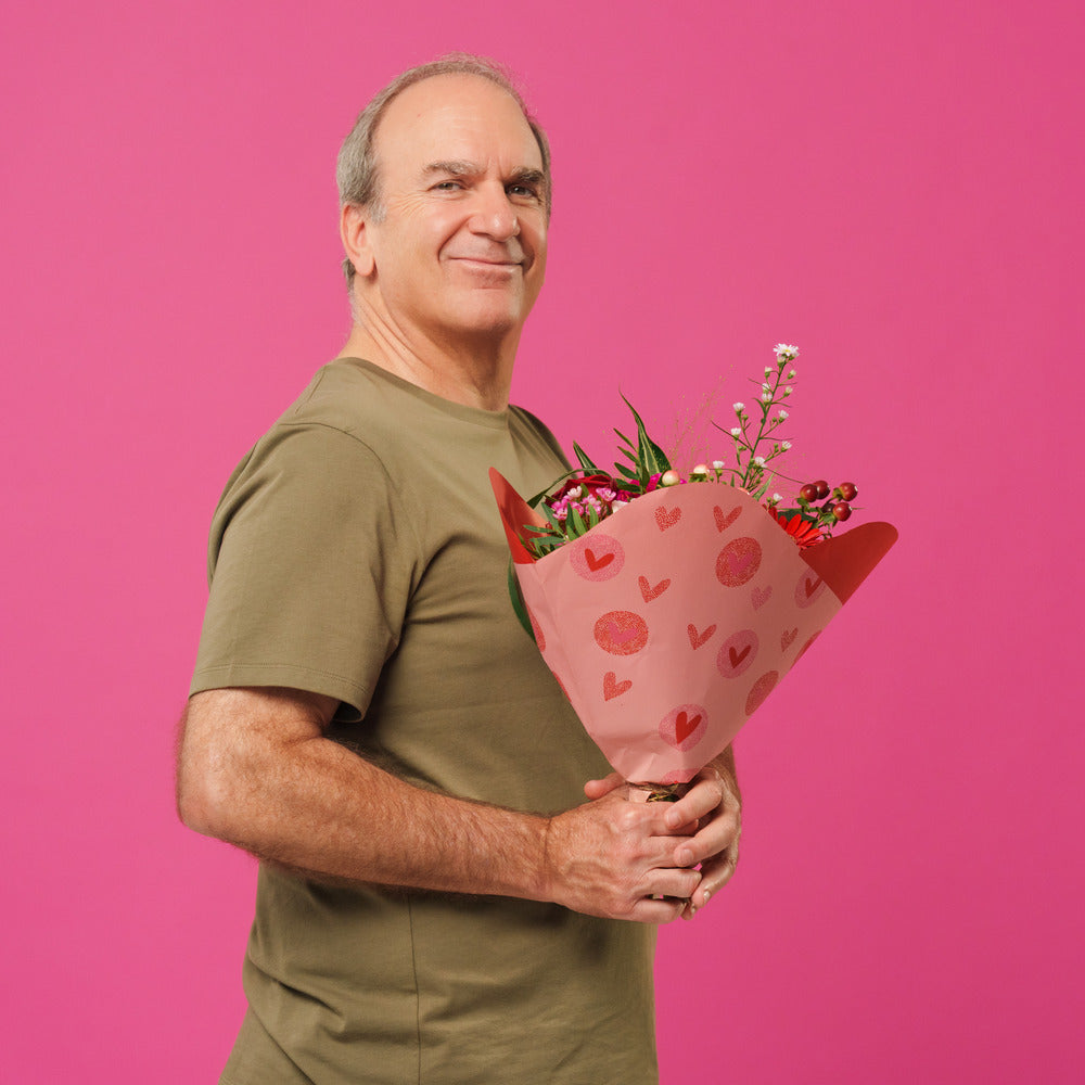 Happy V Skirt with flowers