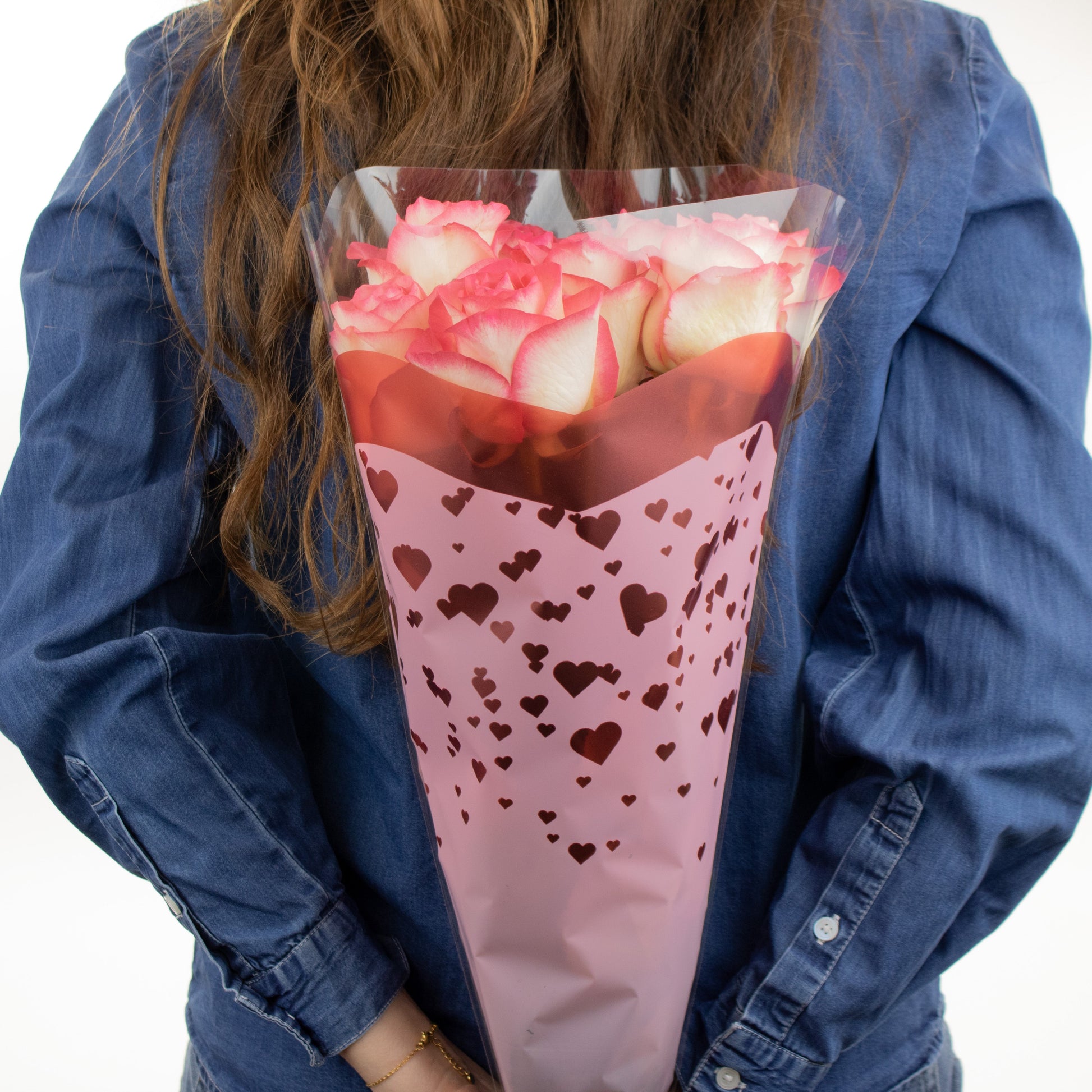 Dulce Amor Sleeve Light Pink Roses