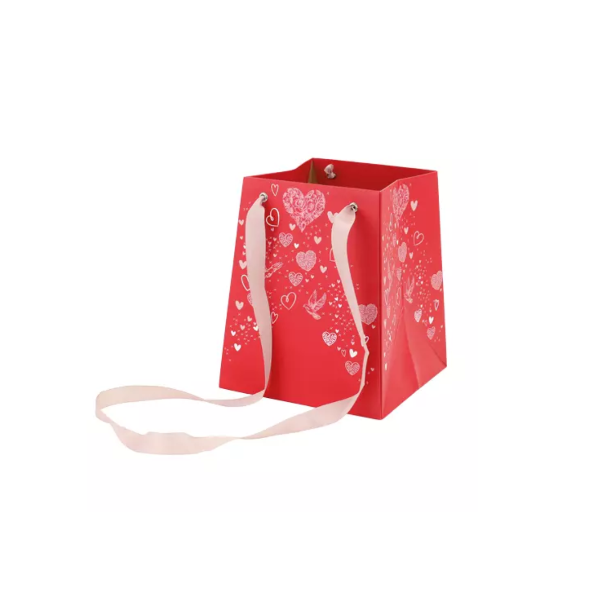 Festive Valentine Vasebag - 12cm